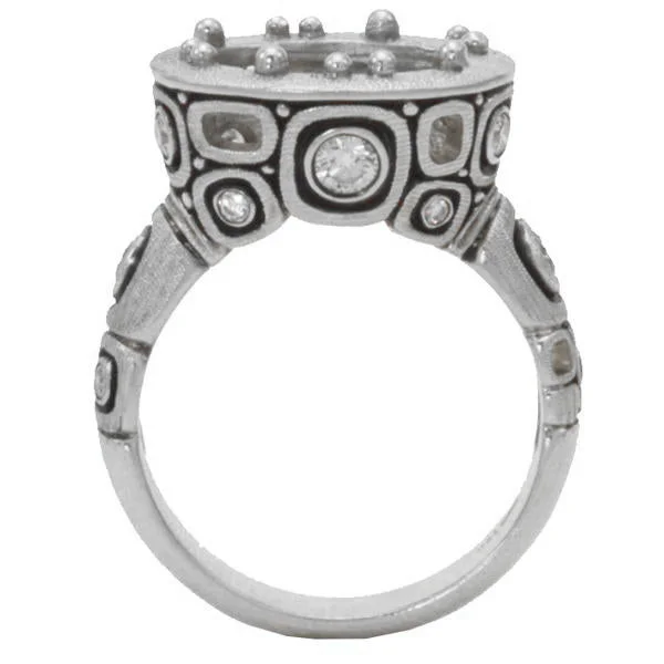 women's rings with sophisticated design -Alex Sepkus Little Windows Ring - R-108PMD