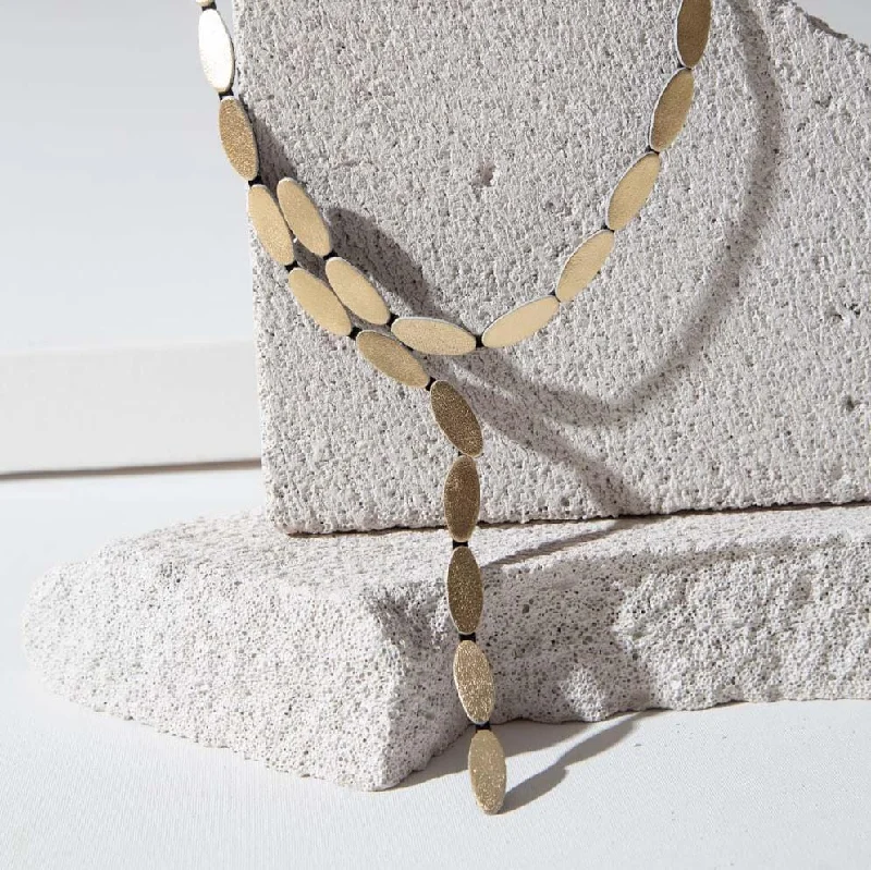 women's necklaces with natural stones -Gold Emma Y Necklace