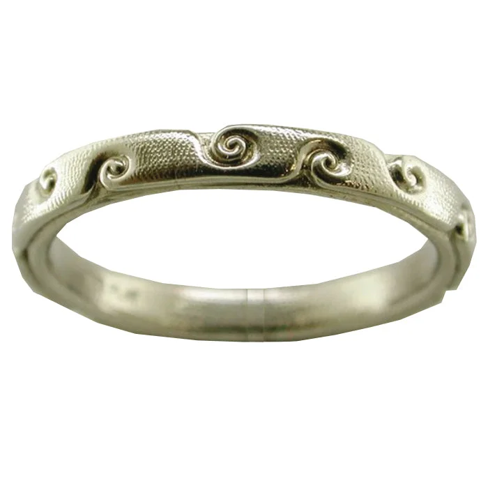 women's rings with stacked bands -Alex Sepkus Swirling Water Ring - R-87P