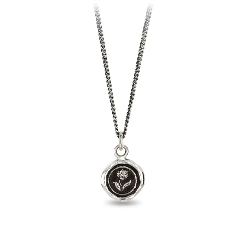 women's necklaces with geometric shapes -Rose Talisman Necklace