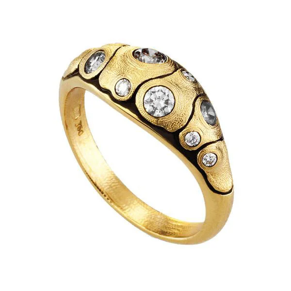 women's rings with vintage gemstones -Alex Sepkus Emma Dome Ring - R-208D