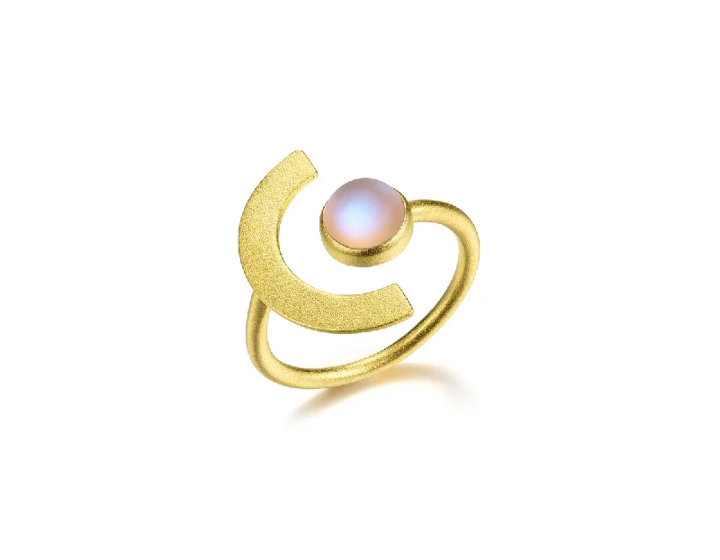 women's rings with vintage style -Moonlight Ring