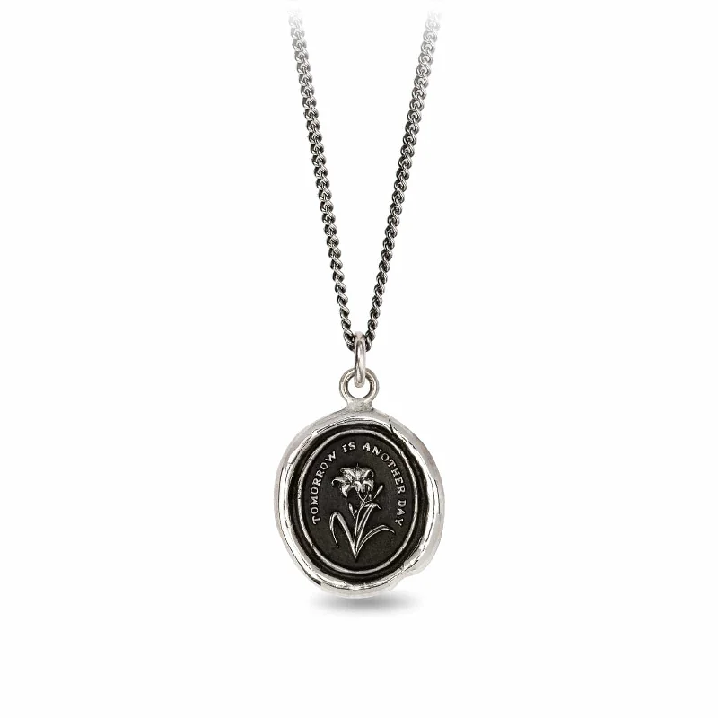 women's necklaces with vintage style -Tomorrow is Another Day Talisman Necklace