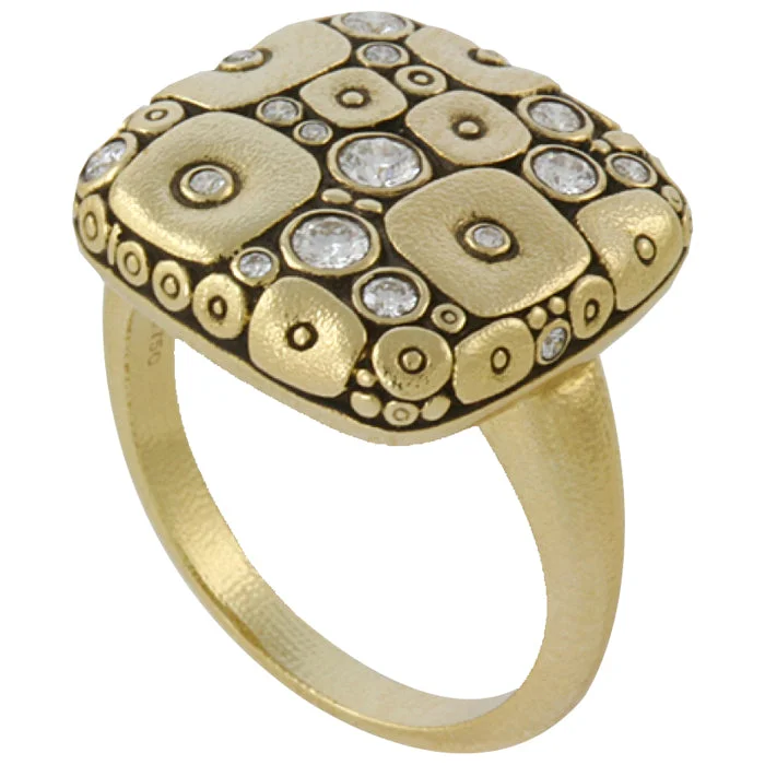 women's rings with infinity symbol -Alex Sepkus Soft Mosaic Dome Ring - R-138D