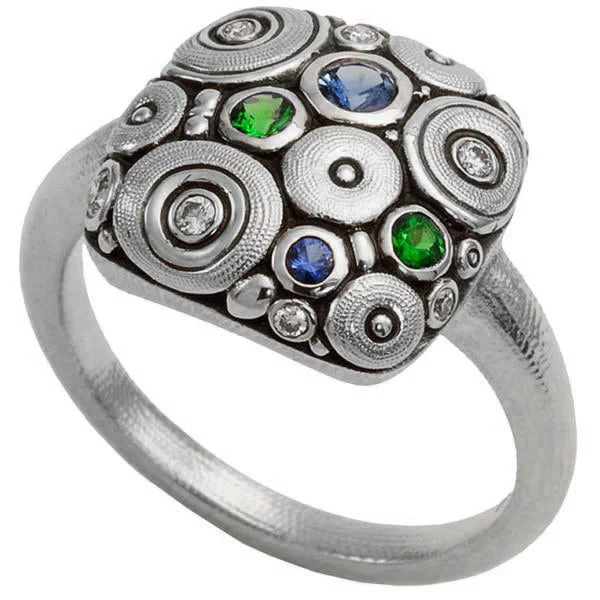 women's rings with gemstone accents -Alex Sepkus Orchard Ring - R-130PS