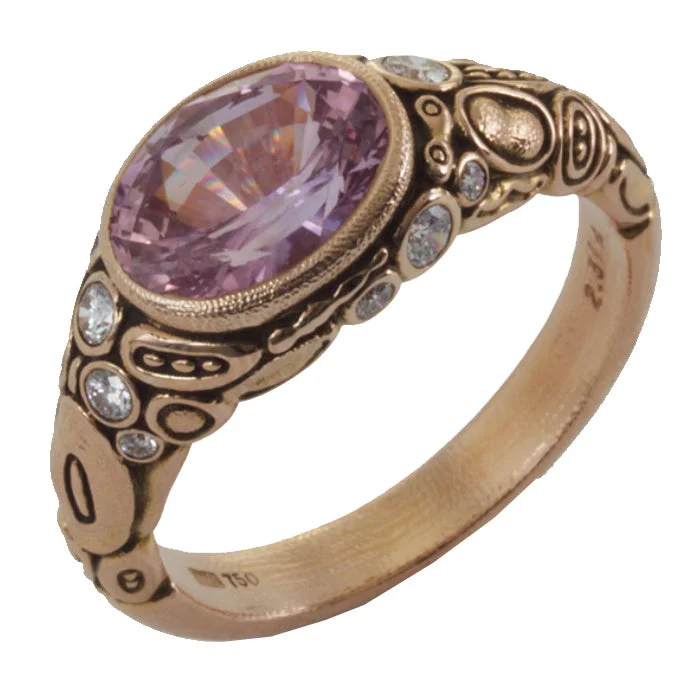 women's rings with antique gold -Alex Sepkus Oval Ring - R-54RM