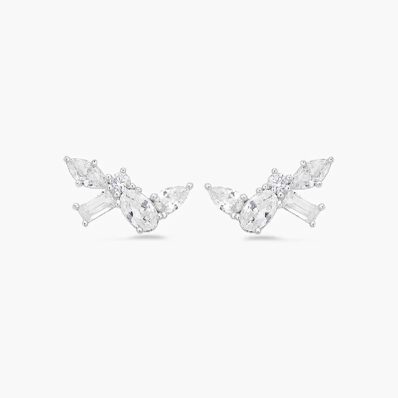 women's earrings with halo design -Esme Earring