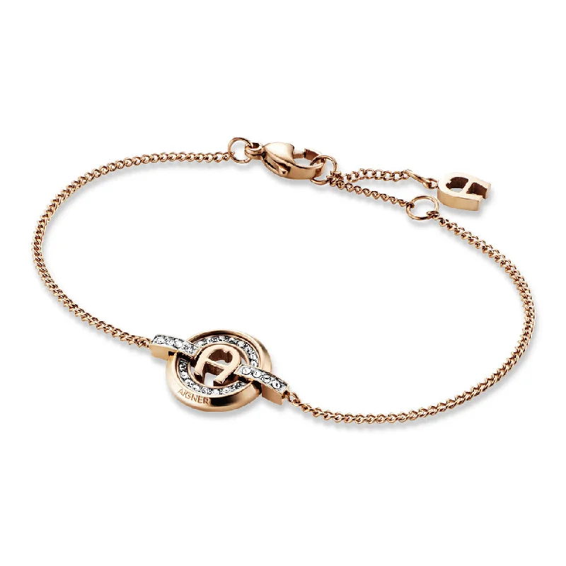 women's bracelets with teardrop design -Women Rose Gold Bracelet