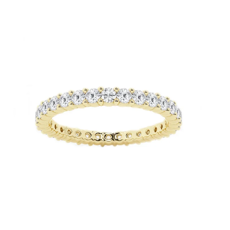 women's engagement rings with double-row diamonds -VS Diamond Eternity Ring (14K)