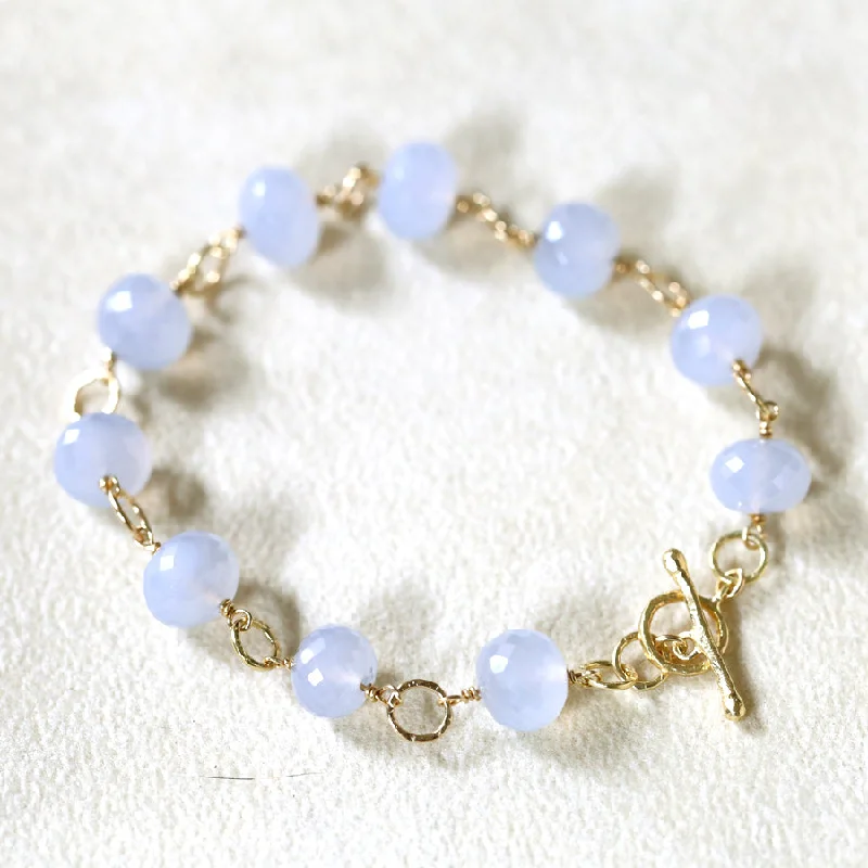 women's bracelets with simple elegance -Chalcedony bracelet