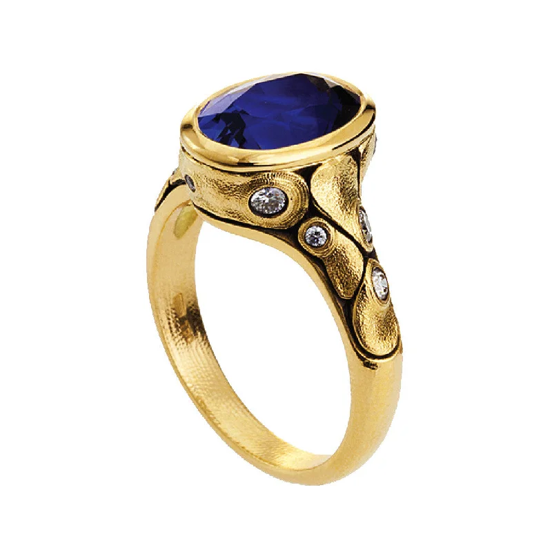 women's rings with elegant stones -Alex Sepkus Emma Ring - R-209MD