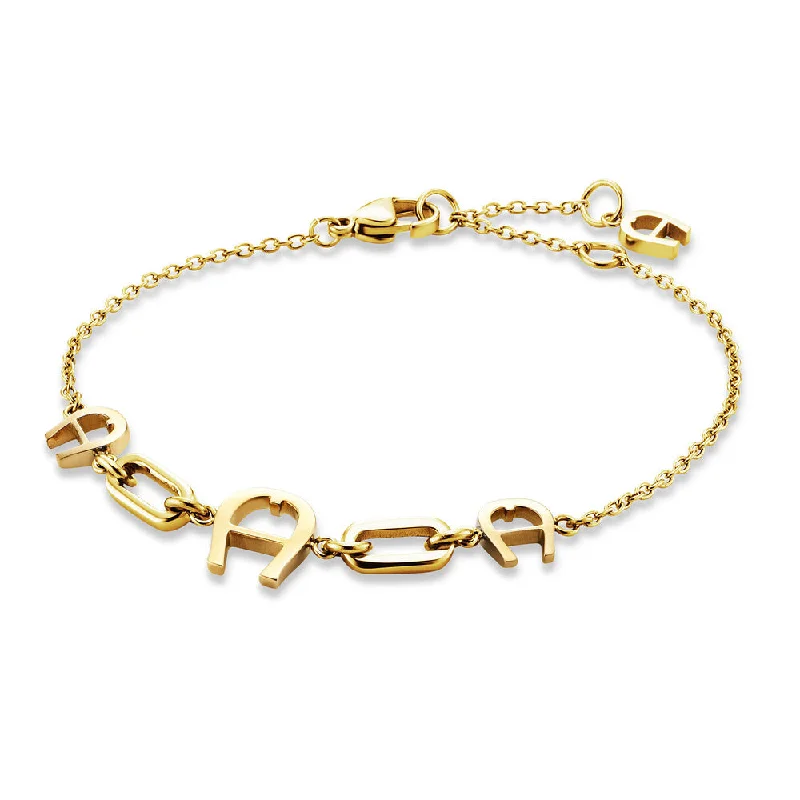 women's bracelets with silver accents -Women Gold Bracelet