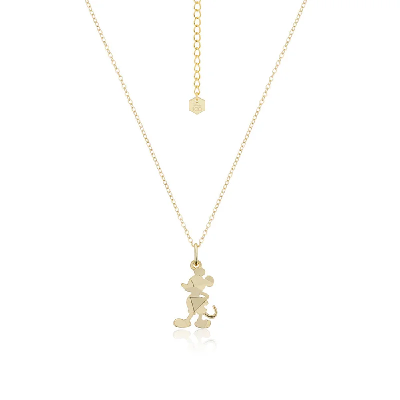 women's necklaces with pearl -Disney Mickey Mouse Facet Necklace