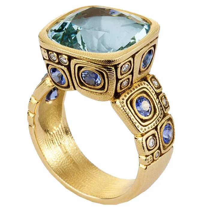 women's rings with colorful stones -Alex Sepkus Windows Ring - R-102MS