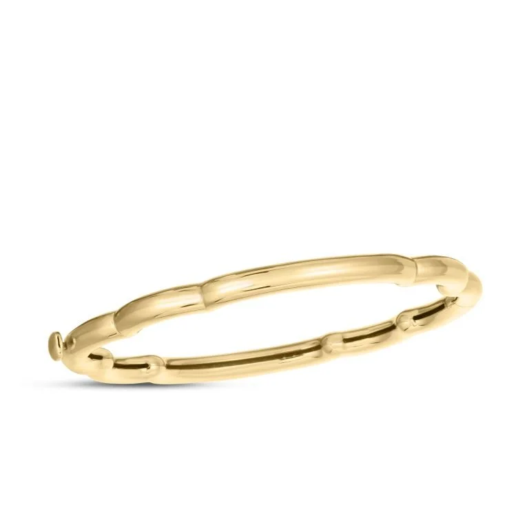 women's bracelets with vintage look -Cialoma Cloud Bangle Bracelet in 18K Yellow Gold