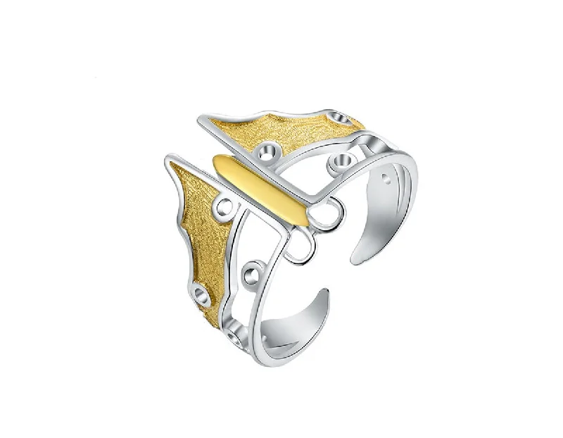 women's rings with diamond -Butterfly Kite Ring