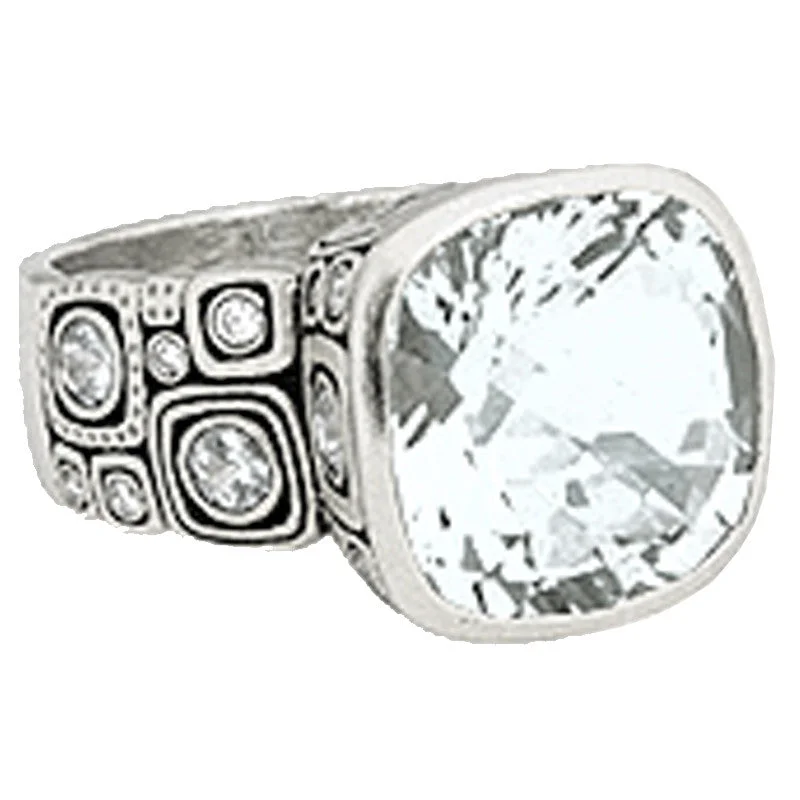 women's rings with platinum accent -Alex Sepkus Windows Ring - R-102PMD