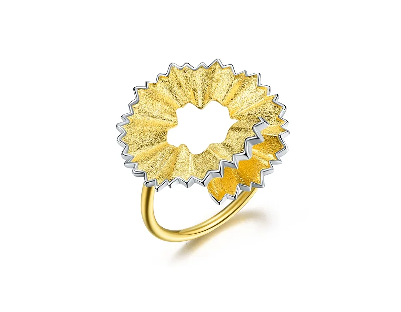 women's rings with bold style -Pencil Shavings Ring