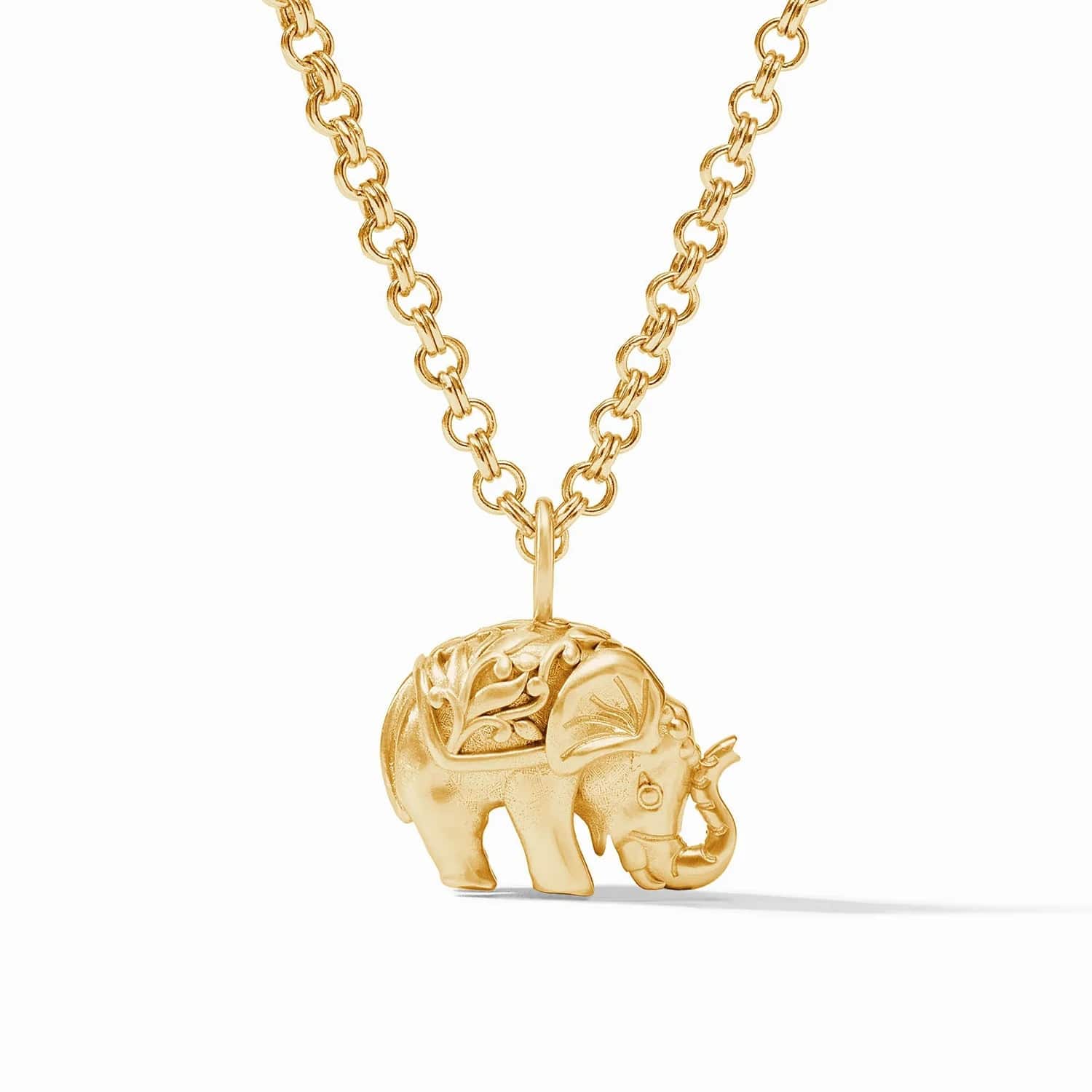 women's necklaces with crystal accents -Elephant Pendant Necklace