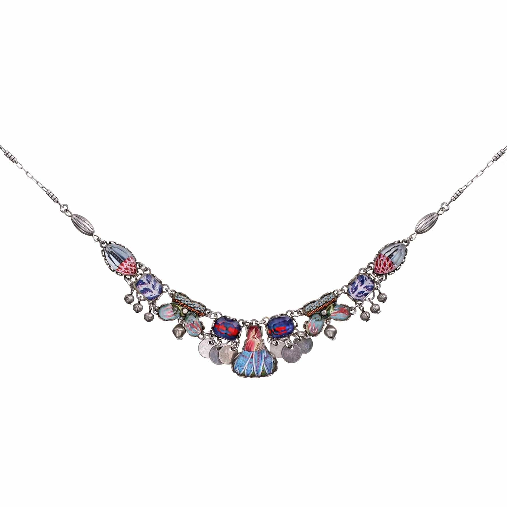 women's necklaces with multi-colored stones -Serene Sunrise Amai Necklace