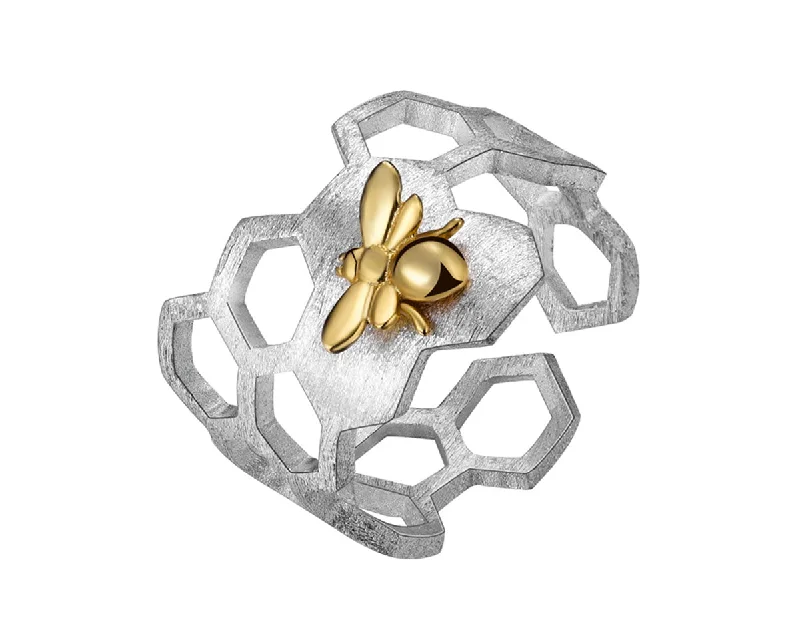 women's rings with antique look -Honeycomb Ring