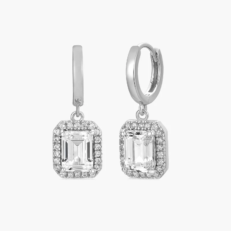 women's earrings with square shape -Eleanor Earrings