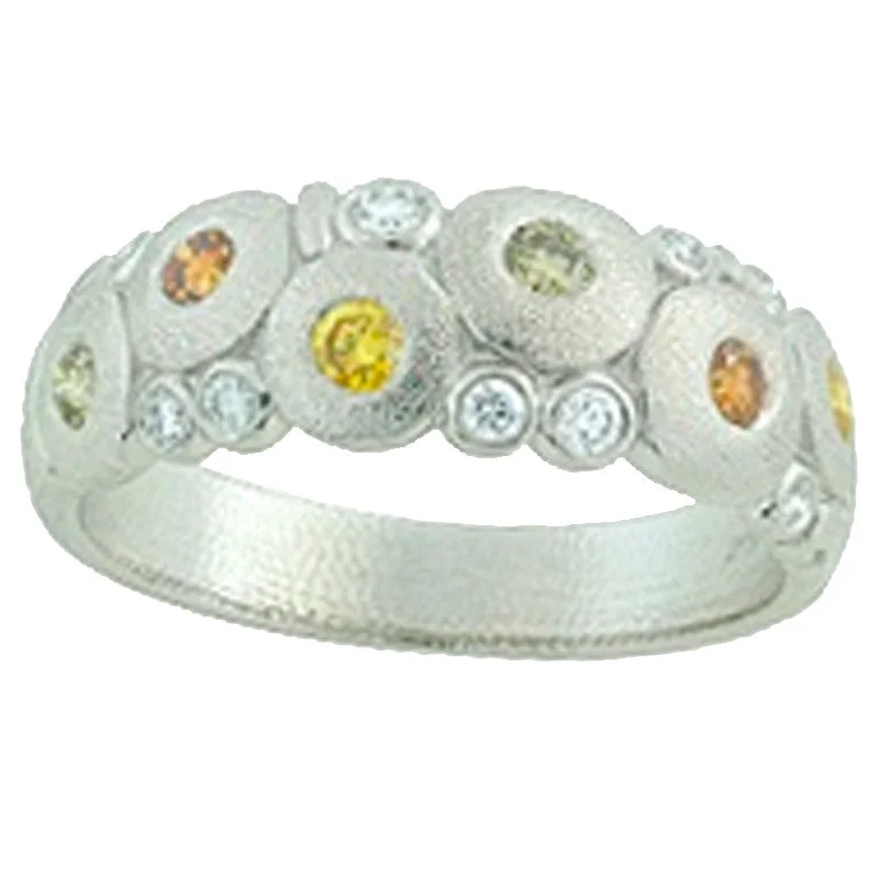 women's rings with floral design -Alex Sepkus Candy Ring - R-122PDC