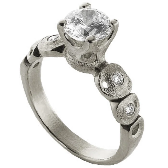 women's rings with minimal stones -Alex Sepkus Perelandra Ring - R-222PM