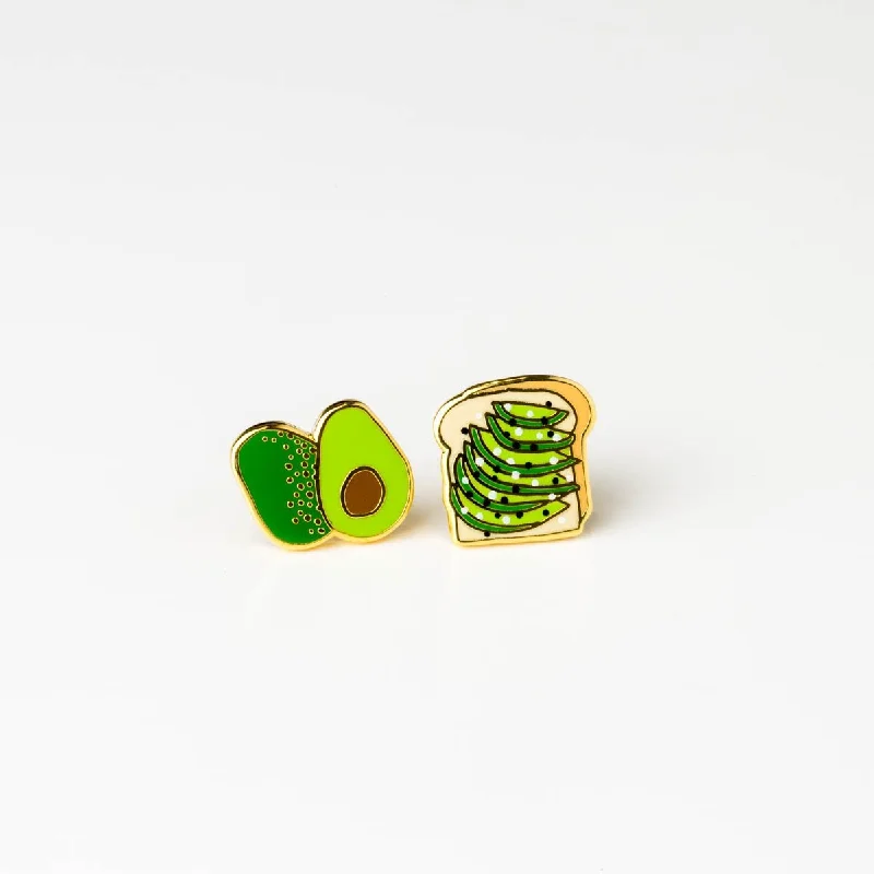 women's earrings with contemporary design -Avocado Toast Earrings