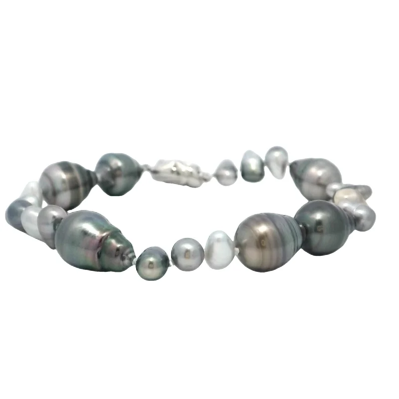 women's bracelets with gold chain -Pearl Bracelet