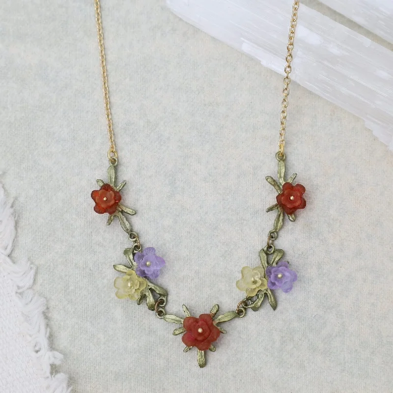 women's necklaces with statement charm -Mums Necklace