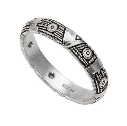 women's rings with stone inlay -Alex Sepkus Forever Ring - R-23PM