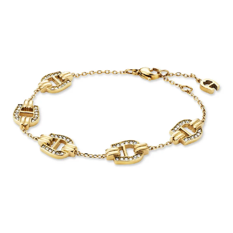 women's bracelets with vintage style -Women Gold Bracelet