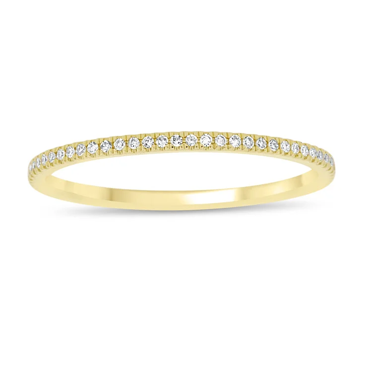 women's engagement rings with bold diamond -Diamond Eternity Ring made in 14K Gold