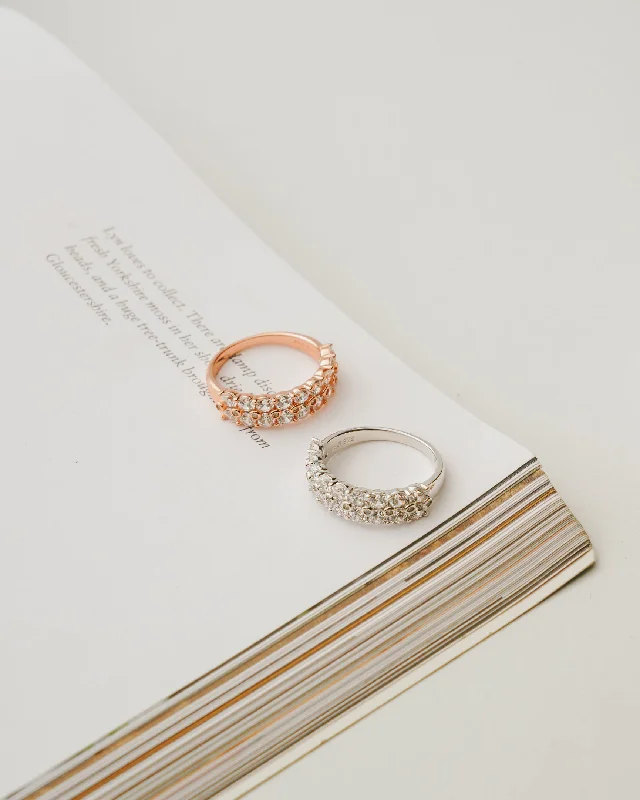 women's rings with multi-stone design -Faye Ring