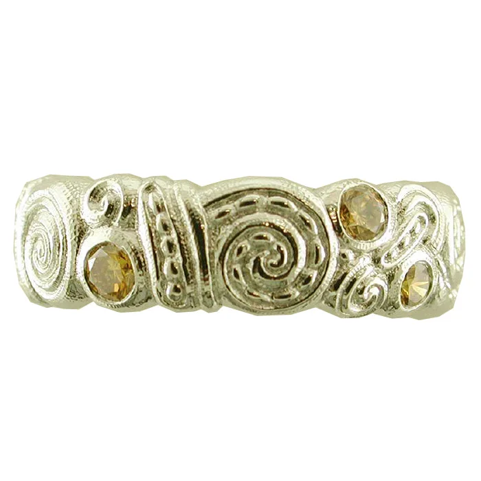 women's rings with simple elegance -Alex Sepkus Crowned Nautilus Ring - R-8PDC