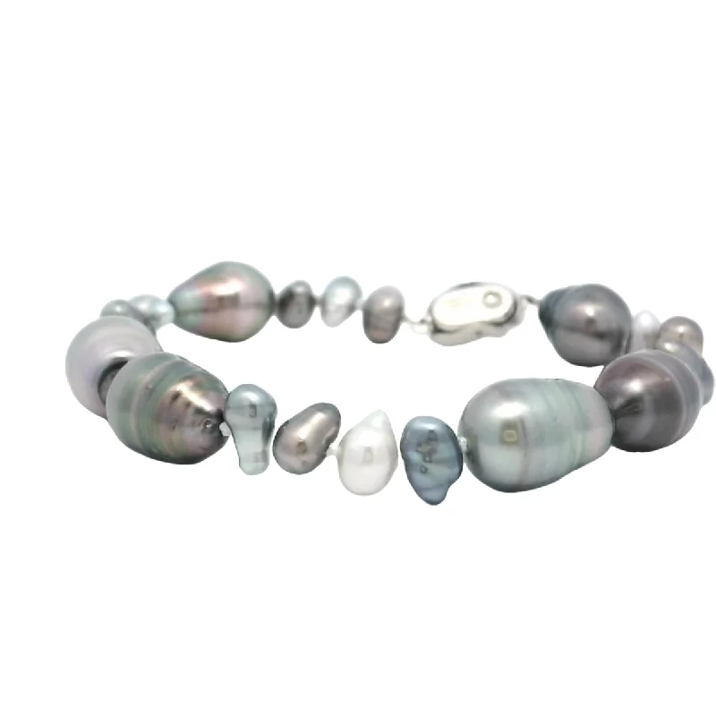 women's bracelets with heart-shaped charms -Pearl Bracelet