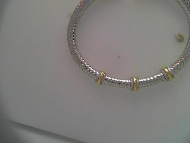 women's bracelets with diamond pave -SILVER BRACELETS