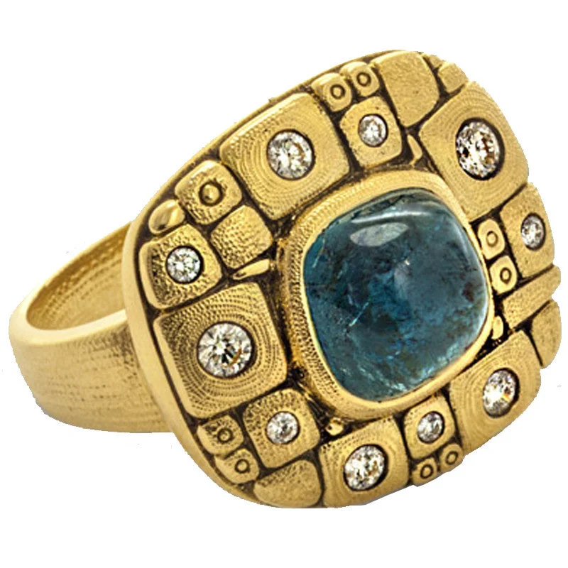 women's rings with sparkly band -Alex Sepkus Mosaic Ring - R-181MD