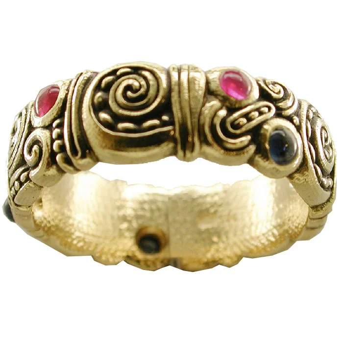 women's rings with luxury diamonds -Alex Sepkus Crowned Nautilus Ring - R-8