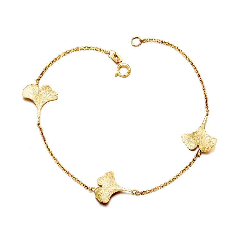 women's bracelets with sparkling zirconia -Ginkgo Station Bracelet