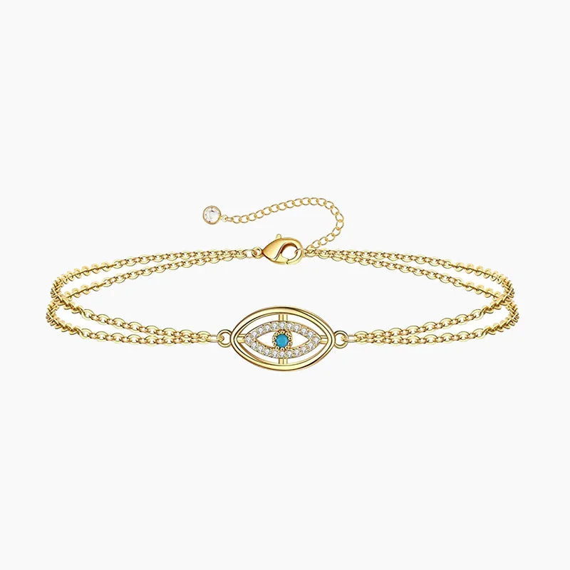 women's bracelets with nature-inspired design -Demon Eye  Amulet Bracelet