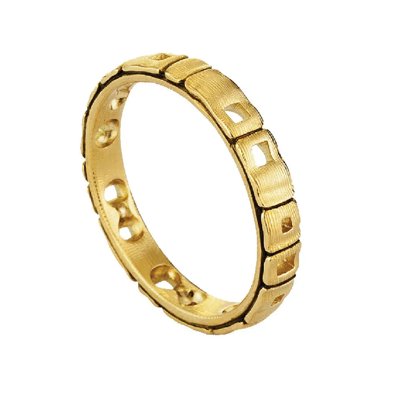 women's rings with round-cut stones -Alex Sepkus Link Ring - R-206