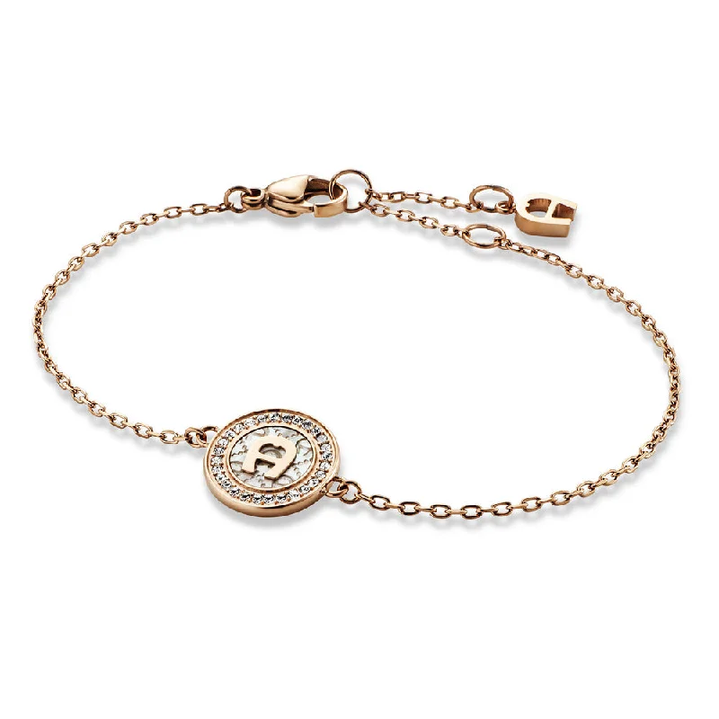 women's bracelets with heart-shaped charms -Women Rose Gold Bracelet