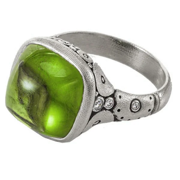 women's rings with three-stone design -Alex Sepkus Orchard Ring - R-139PM