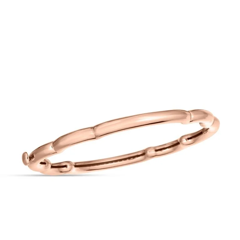 women's bracelets with intricate design -Cialoma Cloud 48x58mm Bangle Bracelet in 18K Rose Gold