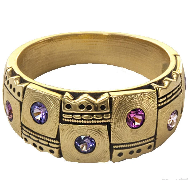 women's rings with twisted band -Alex Sepkus Crowned Heads Dome Ring - R-159S